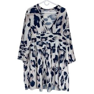 Belinda Leopard Print Tiered Tunic Dress